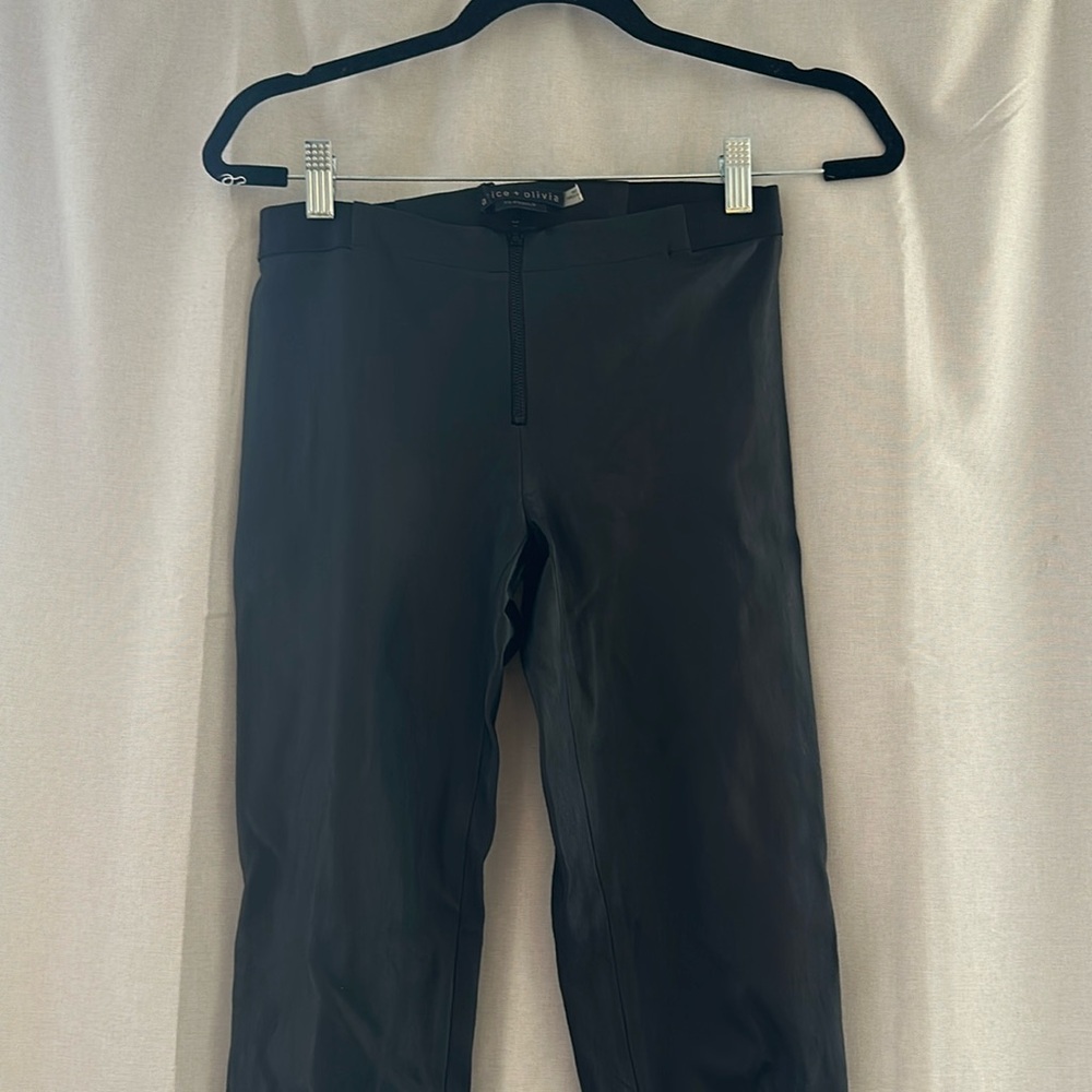 Alice and Olivia, genuine leather leggings